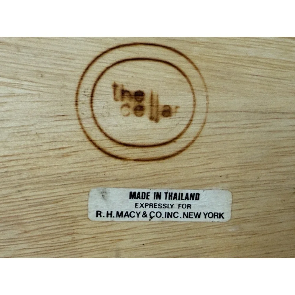 VTG Cow Bull Wood Pewter Cutting Board  Steak Tray Farmhouse Kitchen Decor 19